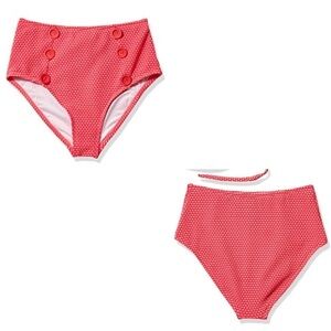 Heart and Harmony high waist hipster swim bottoms